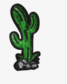 Sequins Cactus Patch - Cactus, HD Png Download, Transparent PNG