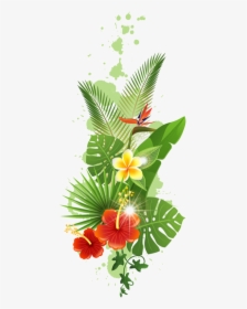 Tropical Flowers Png Transparent, Png Download, Transparent PNG