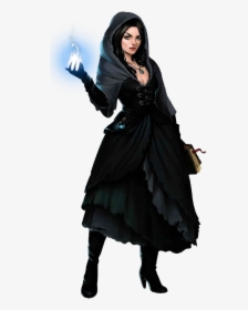 #witch #woman #sorceress #female #femme #tube #psp - Female Human Spellcaster, HD Png Download, Transparent PNG