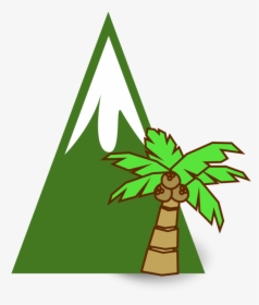 Plant,flora,leaf - Clipart Coconut Tree Cartoon, HD Png Download, Transparent PNG
