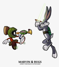 25 Looney Of Christmas - Looney Tunes Back In Action Marvin, HD Png Download, Transparent PNG