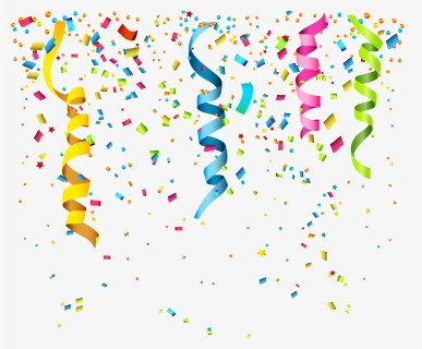 Birthday Confetti Png, Transparent Png, Transparent PNG