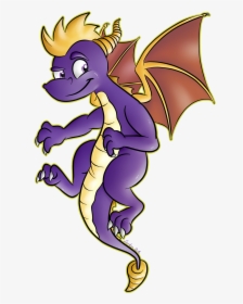 [old Art] Spyro - Spyro Cartoon, HD Png Download, Transparent PNG