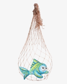 58 - Clipart Net With Fish, HD Png Download, Transparent PNG