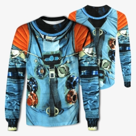 3d Astronaut Suit Full Print T Shirt - Space Suit, HD Png Download, Transparent PNG