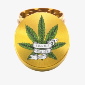Cannadreams Cannabis Leaf Grinder - Ilustracion Weed, HD Png Download, Transparent PNG