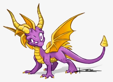 Spyro The Dragon Fan Art, HD Png Download, Transparent PNG