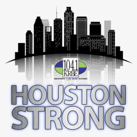 Silhouette Houston Texas Skyline, HD Png Download, Transparent PNG