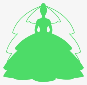 Red Bride Silhouette, HD Png Download, Transparent PNG
