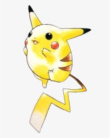 Anyone Else Wish Pikachu Looked Like This Again - Red Blue Pikachu Art, HD Png Download, Transparent PNG