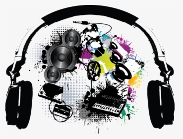 Transparent Audio Png - Music Headphones Png, Png Download, Transparent PNG