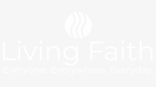 Living Faith Logo-white - Johns Hopkins Logo White, HD Png Download, Transparent PNG