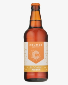 Amber Lager Crumbs Brewery Surrey England   Class - Glass Bottle, HD Png Download, Transparent PNG