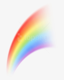 Transparent Curved Road Clipart - Transparent Rainbow, HD Png Download, Transparent PNG