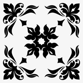 Tile Vector Floral - Ornamental Frame, HD Png Download, Transparent PNG