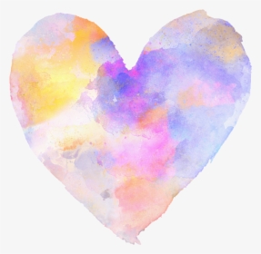 Transparent Watercolor Heart Clipart - Watercolor Heart Free Png, Png Download, Transparent PNG