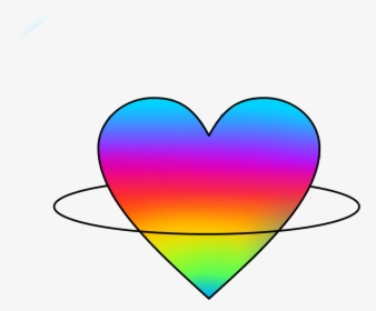 Free Download Heart Rainbow Planet Sticker By Sof A - 3 Heart Rainbow, HD Png Download, Transparent PNG