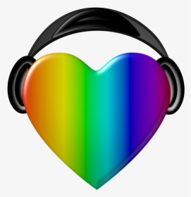 Headphones Heart Png Transparent, Png Download, Transparent PNG