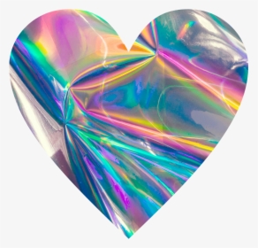 Holographic Heart Png - Holographic Wallpaper Iphone X, Transparent Png, Transparent PNG