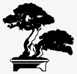 Bonsai Tree Drawing Png, Transparent Png, Transparent PNG