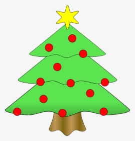 Christmas Tree Clipart Outline - Clipart Christmas Tree, HD Png Download, Transparent PNG
