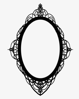 Clip Library Stock Mirror Drawing At Getdrawings - Gothic Frame Clipart, HD Png Download, Transparent PNG