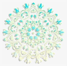 Element, Scrapbook, Lace, Embroidery, Flowers - Radial Symmetry Stained Glass, HD Png Download, Transparent PNG