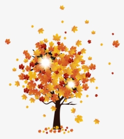 Maple Tree Autumn Graphic, HD Png Download, Transparent PNG