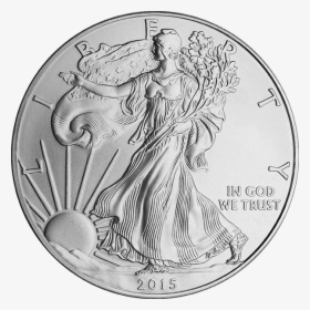 Silver Bullion Coins - American Silver Eagle Png, Transparent Png, Transparent PNG