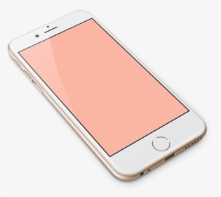 Iphone Clipart Template Rose Gold - Transparent Picture Of Phone, HD Png Download, Transparent PNG