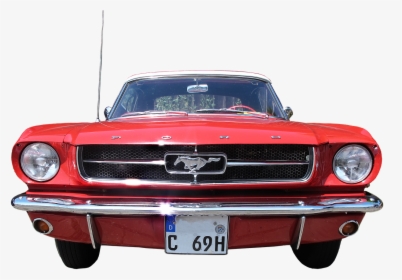 Ford Mustang Retro Png, Transparent Png, Transparent PNG