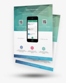 Free Psd App Promotion Flyer Template - Flyer, HD Png Download, Transparent PNG