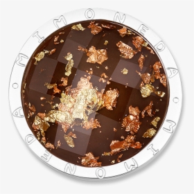 Luna Brown Stainless Steel Disc With Gold And Rosegold - Circle, HD Png Download, Transparent PNG