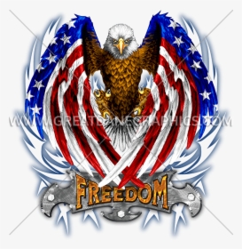 High Resolution American Flag Eagle, HD Png Download, Transparent PNG