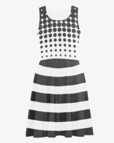 Stripes And Halftone By Artformdesigns Atalanta Sundress - Day Dress, HD Png Download, Transparent PNG