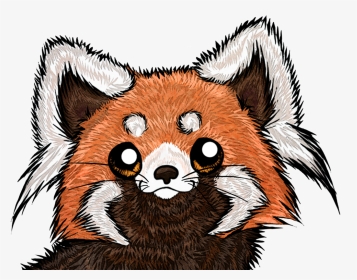 Panda Face Drawing At Getdrawings - Red Panda Face Drawing, HD Png Download, Transparent PNG