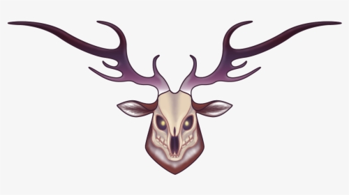 Transparent Skull Design Png - Transparent Deer Skull, Png Download, Transparent PNG