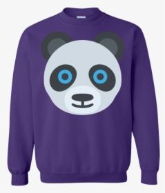 Panda Face Emoji Sweatshirt - Sweater, HD Png Download, Transparent PNG