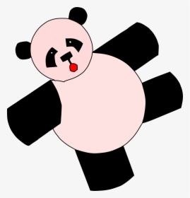 Panda Bear Panda Teddy Free Picture - Animated Moving Panda Cute, HD Png Download, Transparent PNG