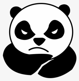 Cartoon Face Angry Panda, HD Png Download, Transparent PNG