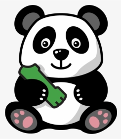 Easy Panda Drawing Cute, HD Png Download, Transparent PNG