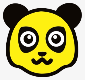 Transparent Panda Face Png - Animal Vector, Png Download, Transparent PNG