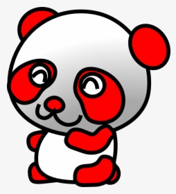Red And White Panda, HD Png Download, Transparent PNG