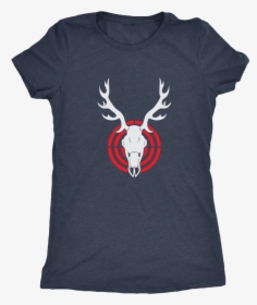 Bull S Eye Deer Skull - Metoo T Shirt, HD Png Download, Transparent PNG