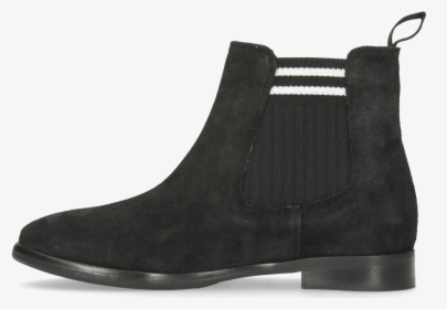 Ankle Boots Daisy 6 Lima Black Elastic Lines White - Clarks Paulson Up Black Model, HD Png Download, Transparent PNG