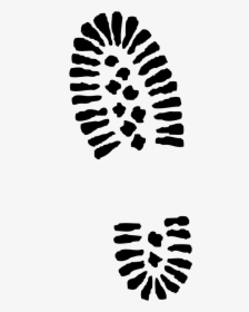 Combat Boot Hiking Boot Printing Clip Art - Transparent Boot Print, HD Png Download, Transparent PNG