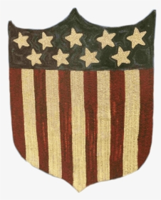 Patriotic Shield By Polly Minick - Rug Hooking, HD Png Download, Transparent PNG