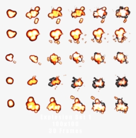 This Is All There Is, Friend - Explosion Sprite Sheet Png, Transparent Png, Transparent PNG