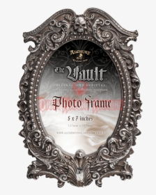 Gothic Photo Frame , Png Download - Goth Picture Frame Oval, Transparent Png, Transparent PNG