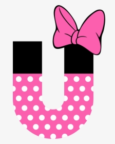 Minnie Rosa Png, Mickey E Minie, Minnie Mouse Party, - Minnie Mouse Letters, Transparent Png, Transparent PNG